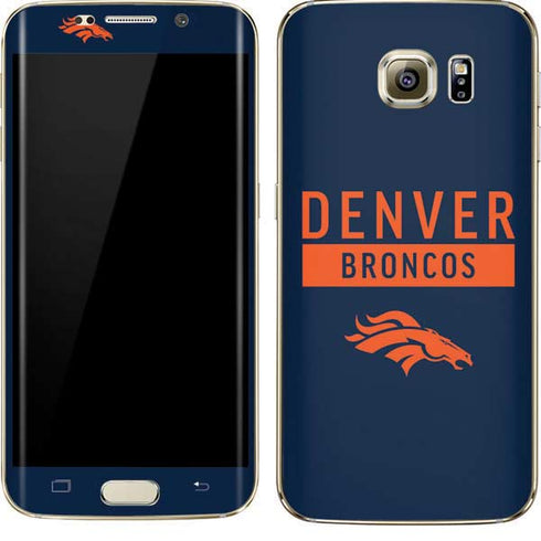 NFL Denver Broncos Blue Performance Series Galaxy S7 Edge Skin